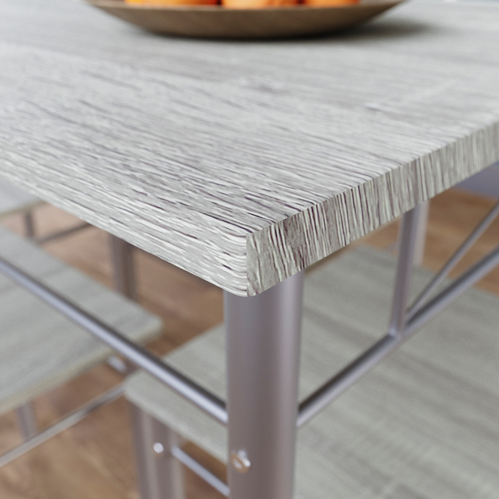 Vida Designs Roslyn 4 Seater Dining Set Oak Image 3