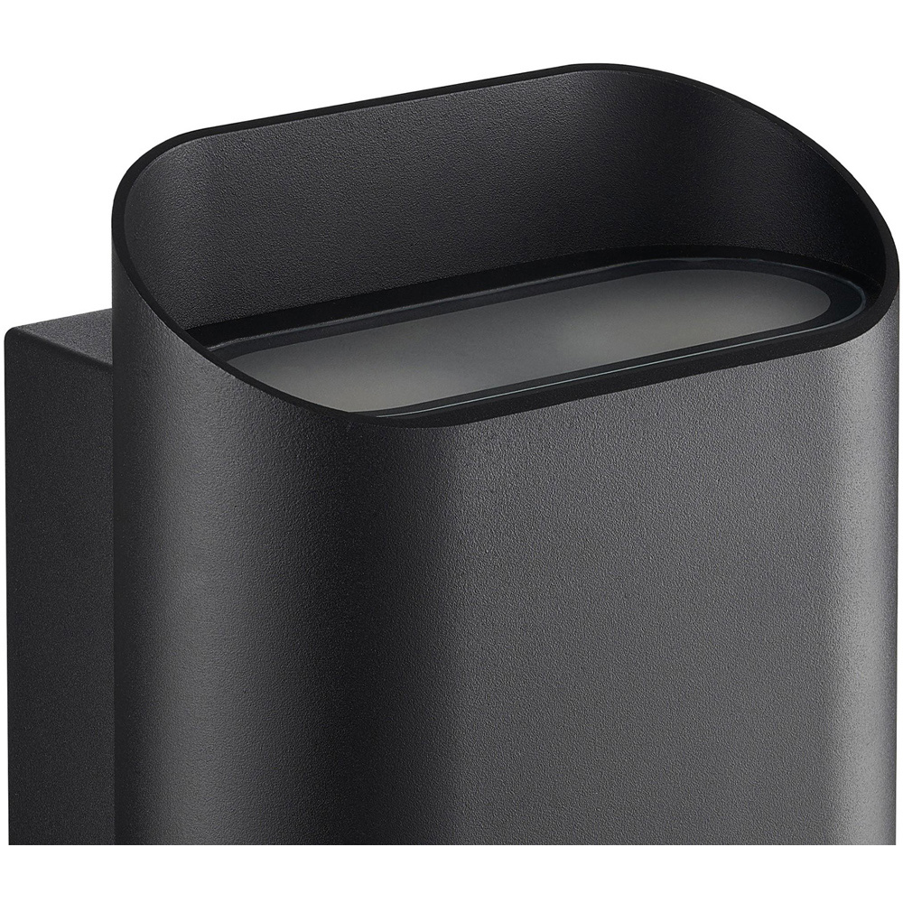 Nordlux Nico 22 GU10 Black Round Maxi Wall Light Image 7