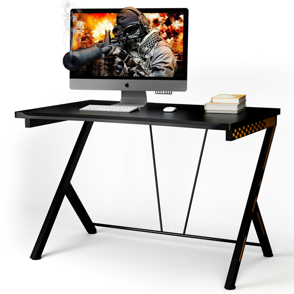 Costway Curved Front Ergonomic Gaming Computer Desk Image 3
