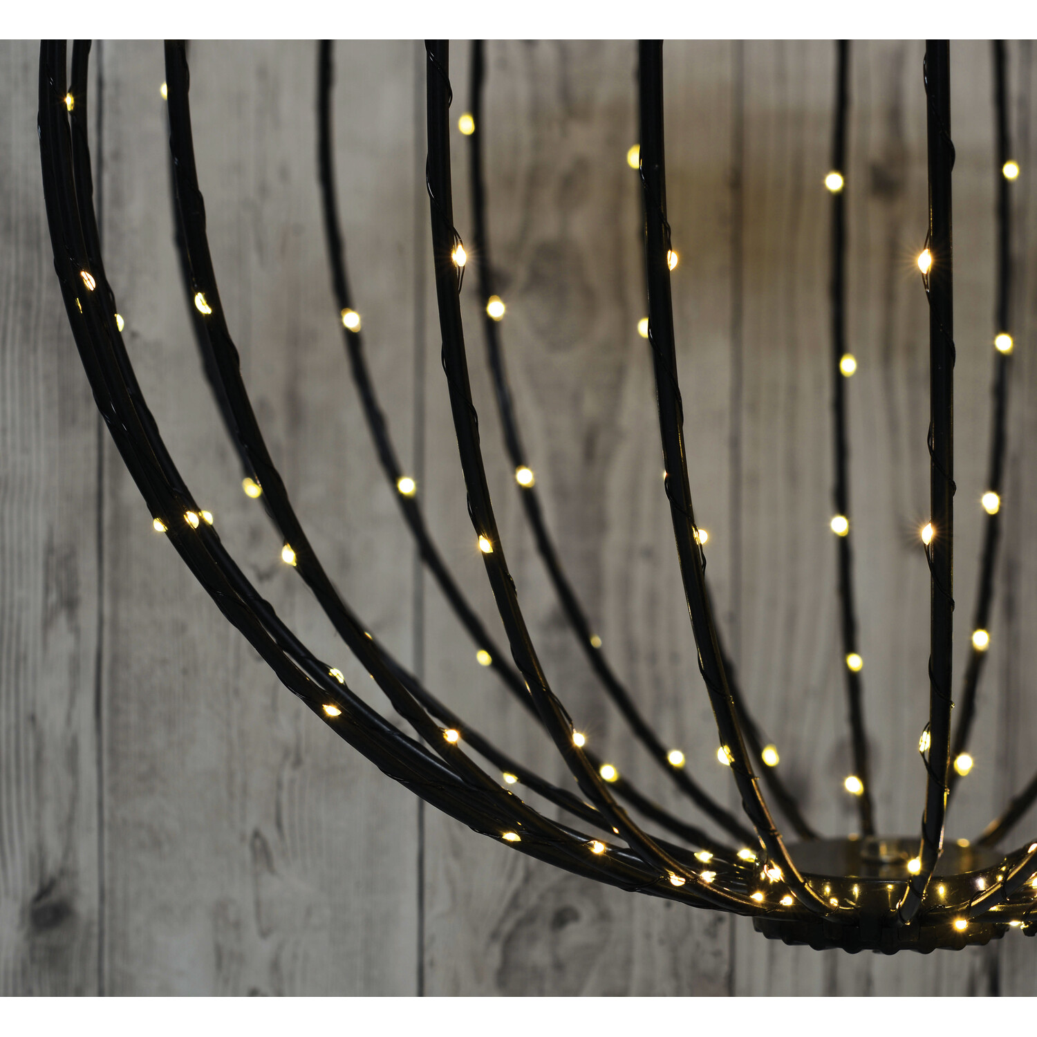 LED Christmas Light Ball - Black Image 3