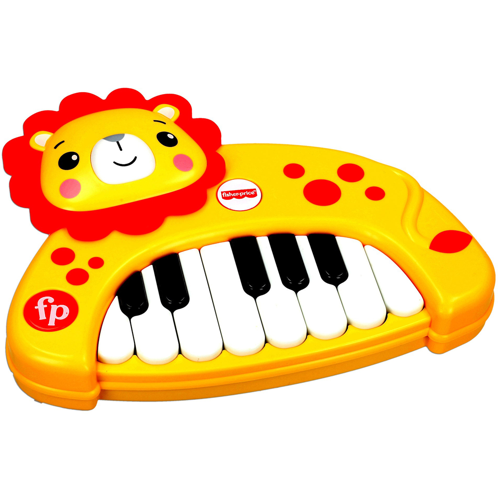 REIG Fisher Price Yellow Lion 13 Key Piano Keyboard Image 2