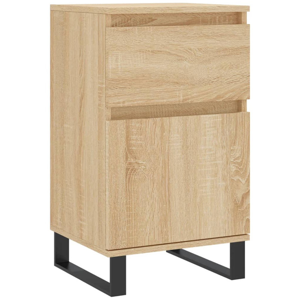 vidaXL 2 Door 2 Drawer Brown Sideboard Set of 2 Image 5