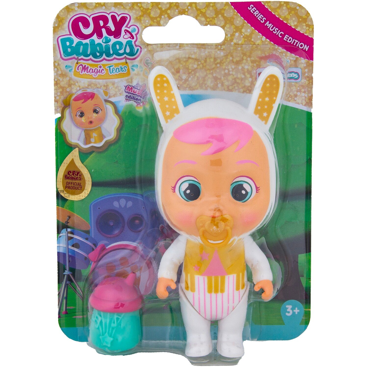 Single Cry Babies Magic Tears Music Edition Doll in Assorted styles Image 2