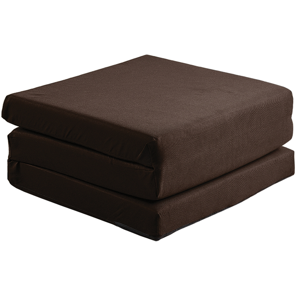 Visco Therapy Kids Brown Folding Futon Z Bed Mattress Image 4
