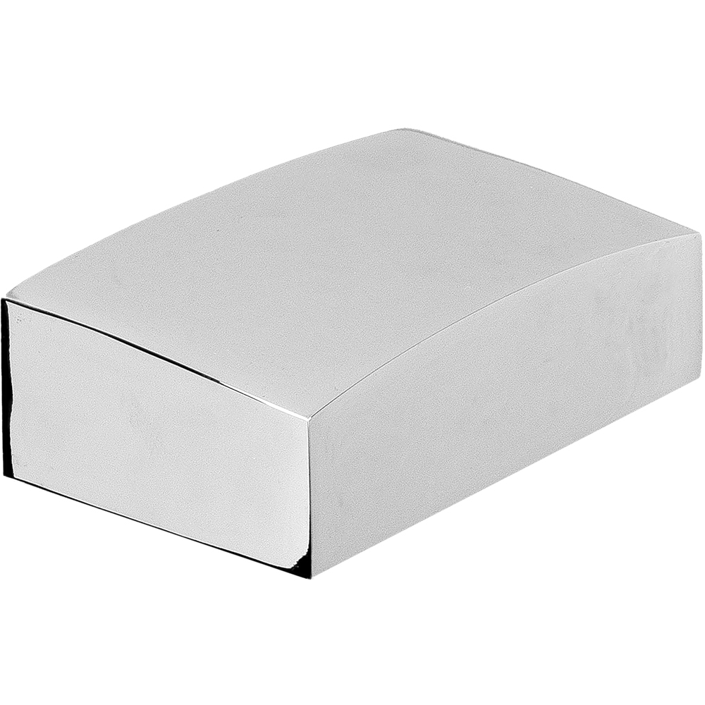 Blueprint Joinery Cambridge Chrome Flat Half Square Newel Post Cap 94 x 45mm Image 1