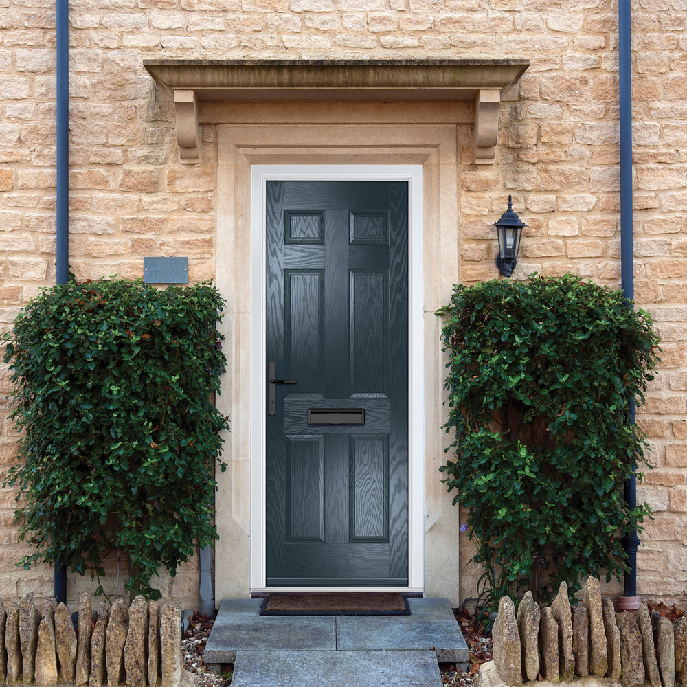 Crystal-Direct Muirfield Solid Anthracite Grey GRP Right Hand Open Front Door 2090 x 890mm Image 2