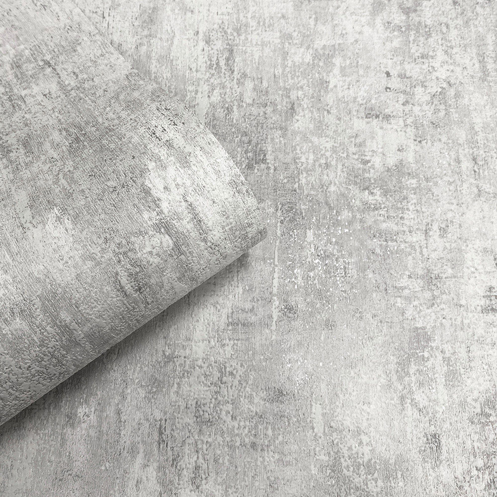 Muriva Phelan Grey Texture Wallpaper Image 2