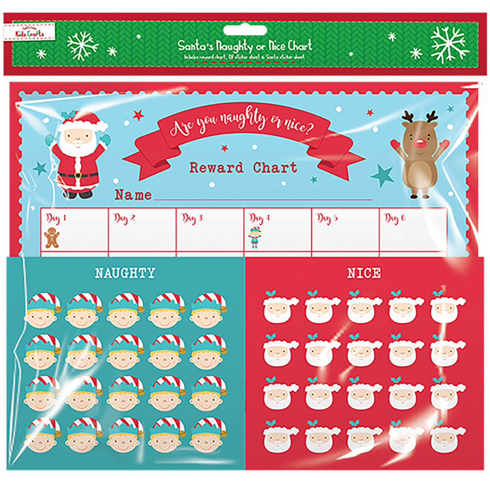 Santas Naughty or Nice Reward Chart Image