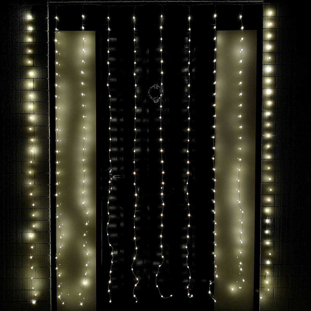Samuel Alexander 300 Warm White LED Christmas Curtain Light 2.1m Image 6