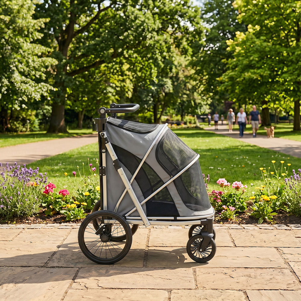 PawHut Small Medium Foldable Dog Stroller Image 8