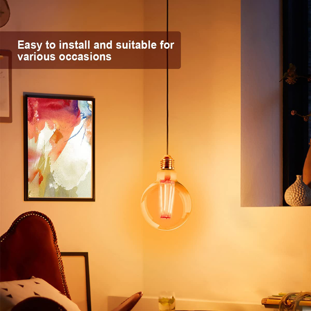 ExtraStar 3 Pack E27 6W G125 Ball LED Light Bulb Ornament Image 2