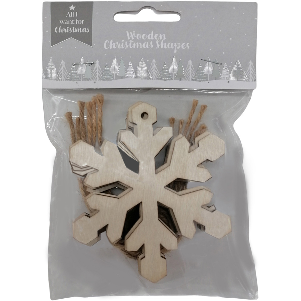 Wooden Christmas Shapes Image 2