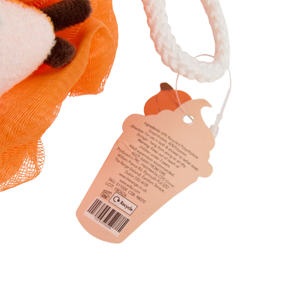 Pumpkin Spice Loofah Orange Image 4