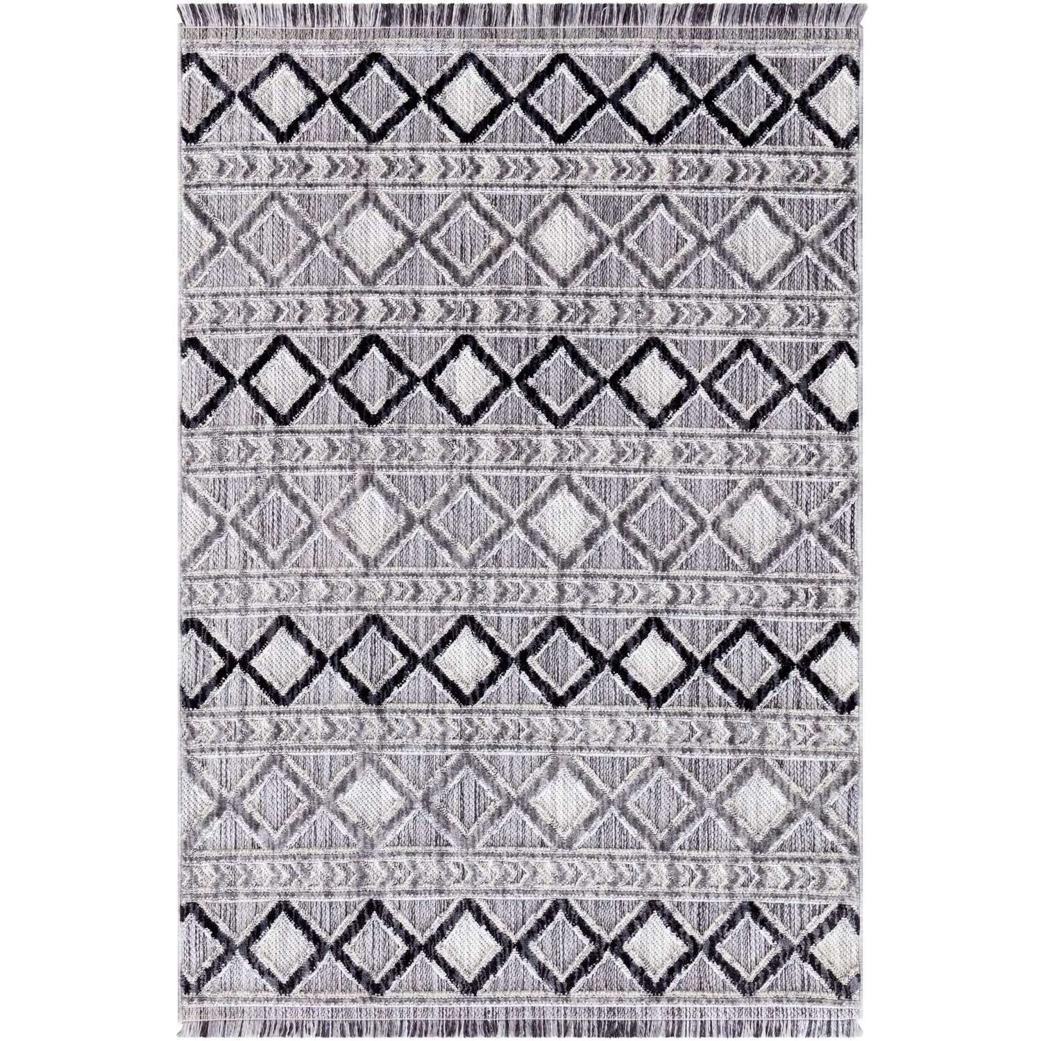 Grey Norway Rug - Grey / 140cm Image 1