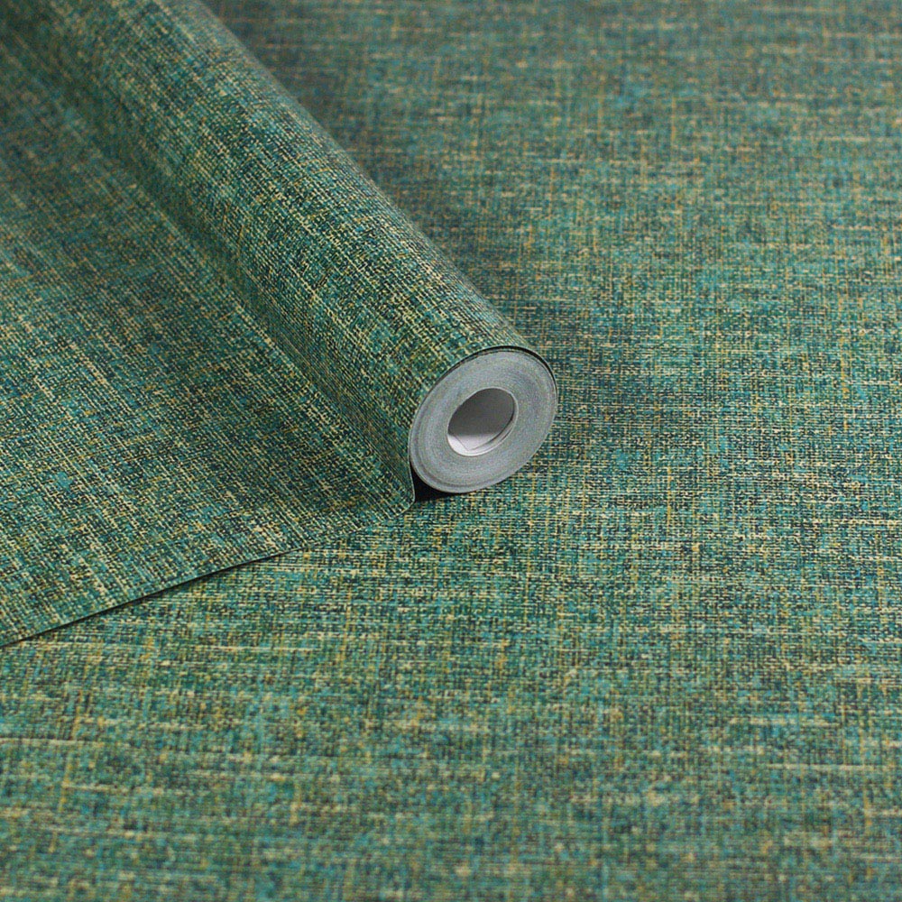 Esselle Home Artisan Weave Emerald Wallpaper Image 2