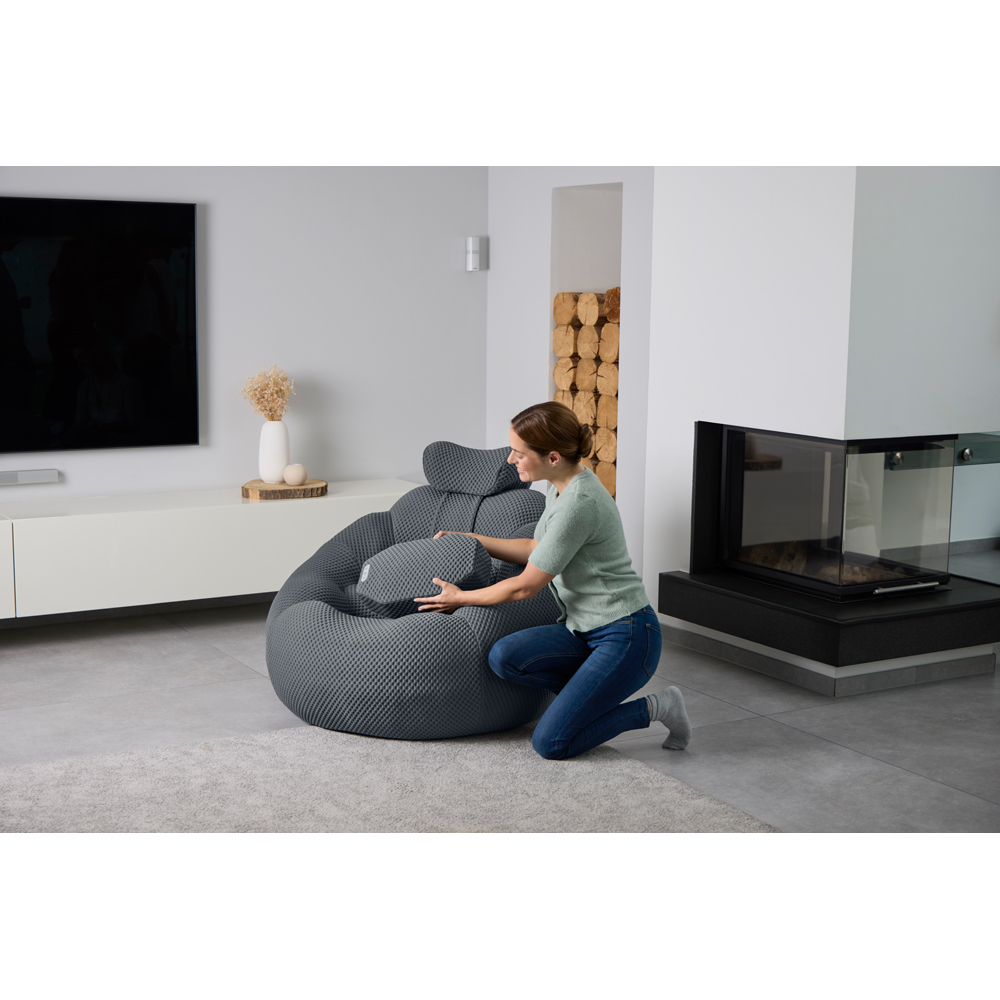 Medisana RS 150 Bubble Dark Grey Portable Massage Sofa Chair Image 4