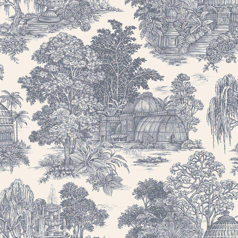 Holden Decor Osterley Blue Wallpaper Image 1