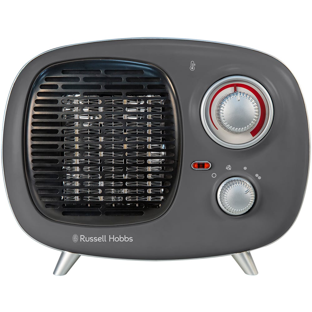 Russell Hobbs RHRETPTC2001G Retro Grey Ceramic Heater 1500W Image 2