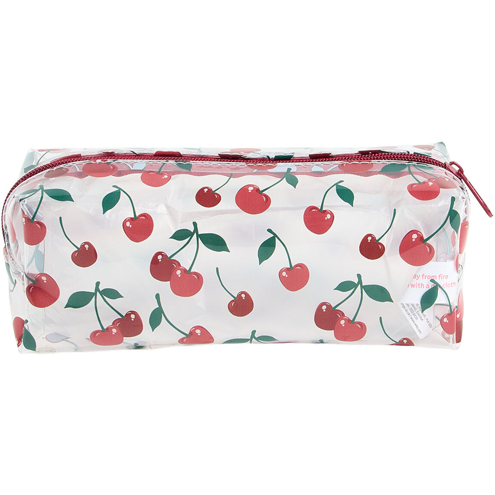 Cherry Check Pencil Case Image 3