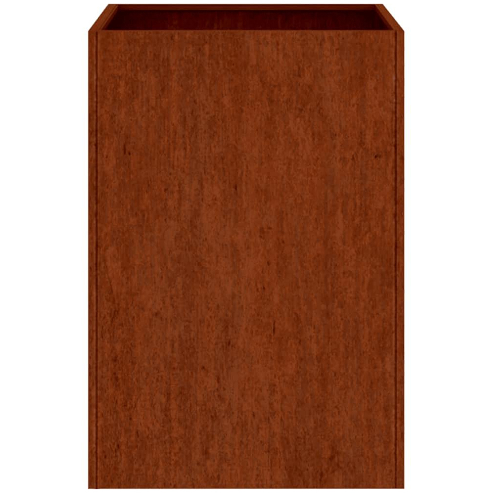 vidaXL Brown Corten Steel Garden Planter 75 x 38 x 42cm Image 4