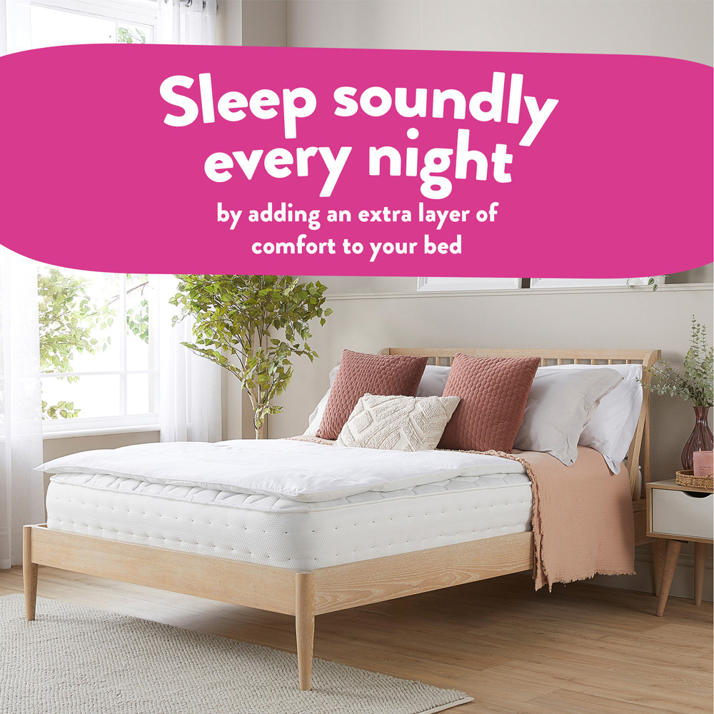 Slumberdown Single Sleep Soundly Rebound Mattress Topper Image 3