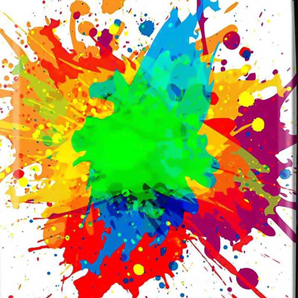 Warren Reed Designer Cabin Paint Splash Suitcase Image 3