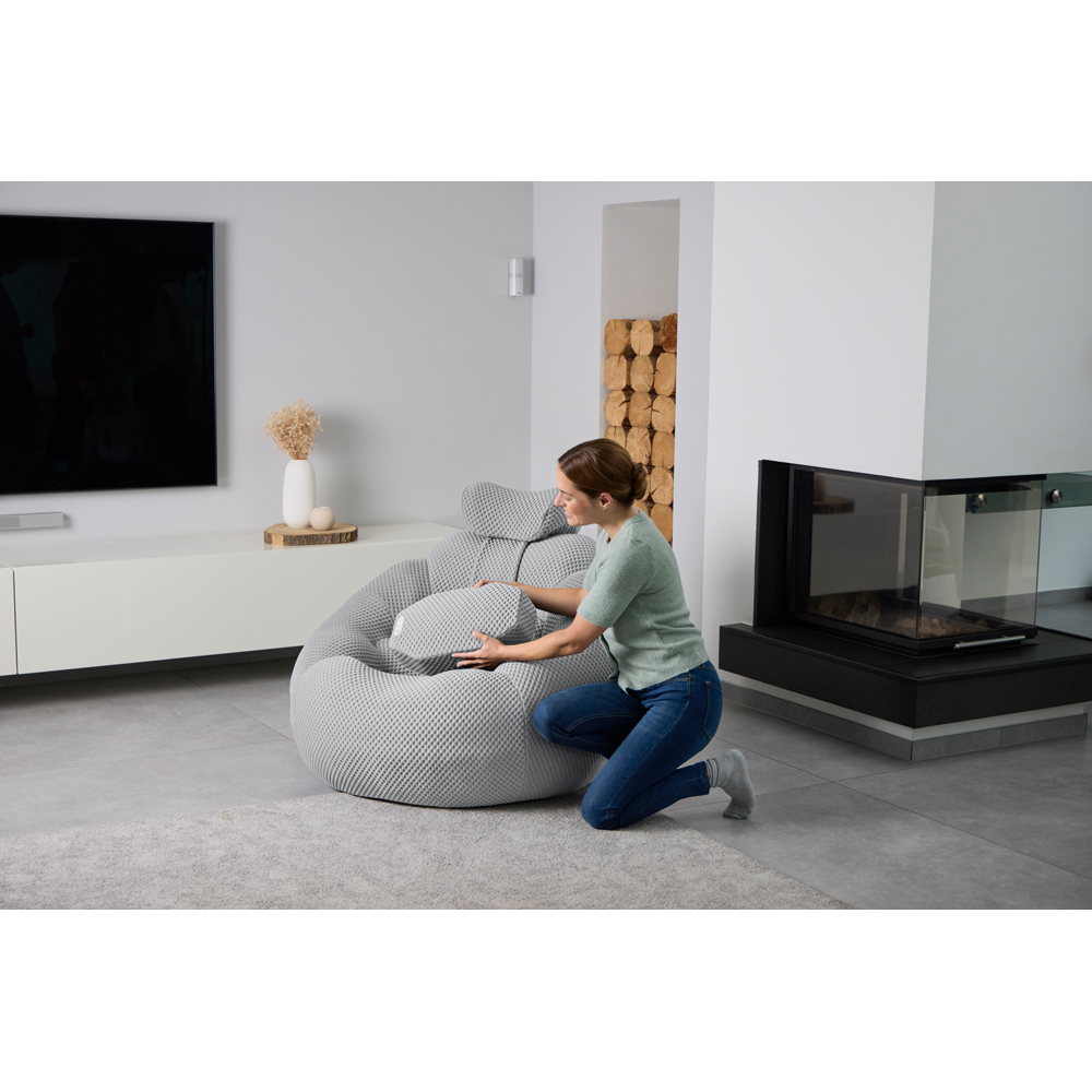 Medisana RS 100 Bubble Light Grey Portable Massage Sofa Chair Image 4
