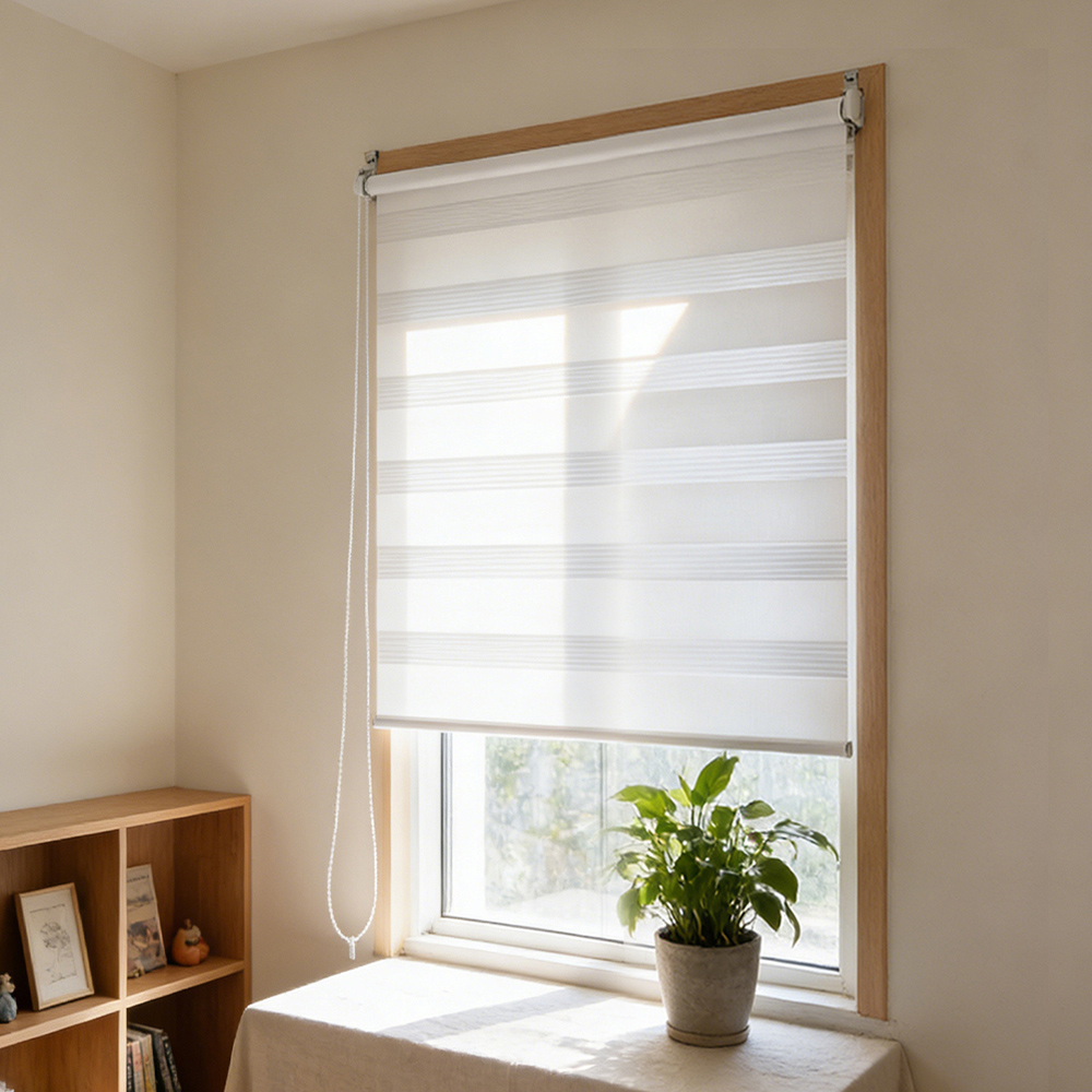 Living and Home Zebra Roller Blind White 80 x 150cm Image 7
