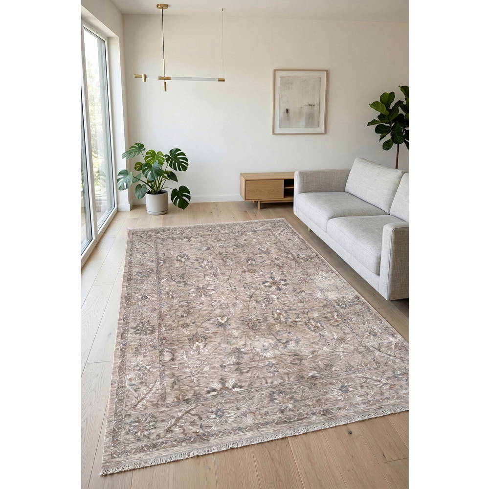 Camellia Rug Neutral Image 4