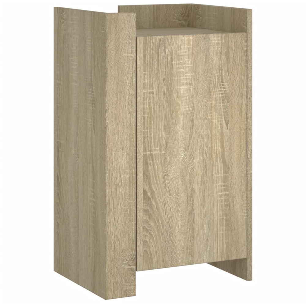 vidaXL Single Door Sonoma Oak Sideboard Image 2