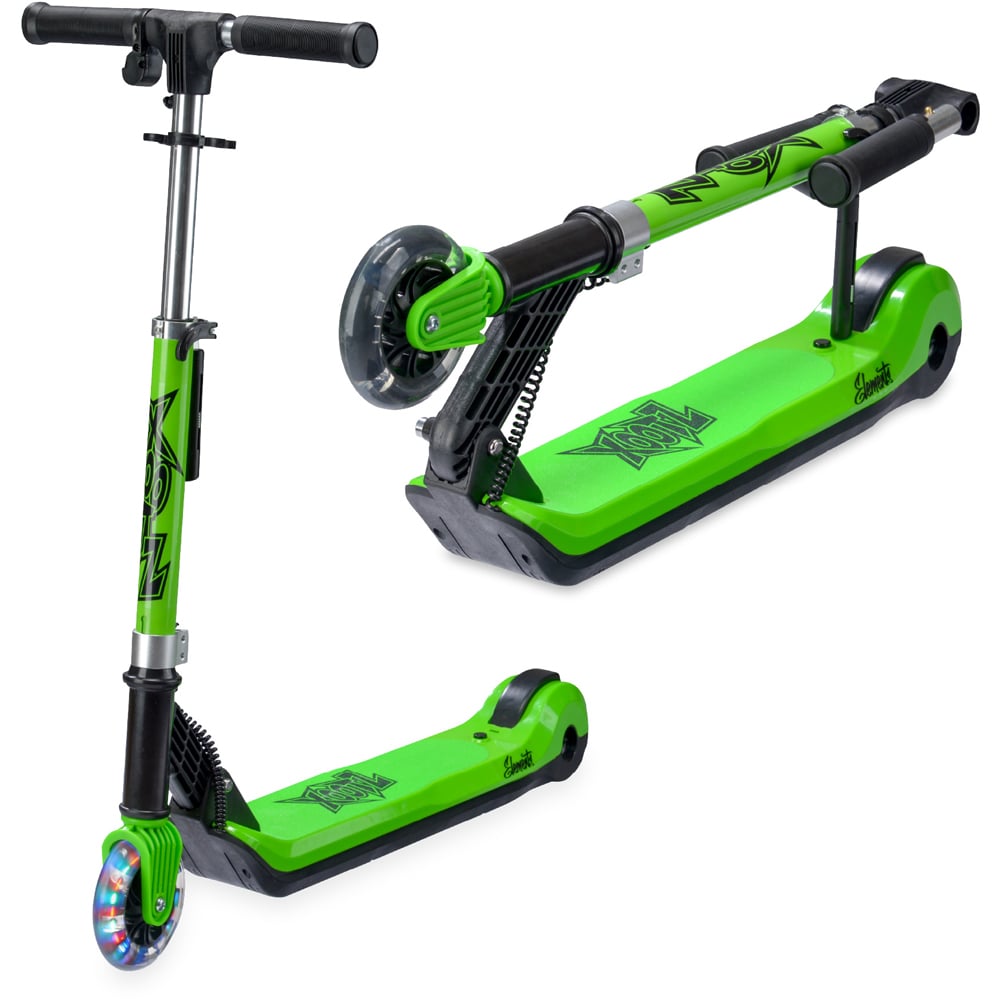 Xootz Green Kids Elements Electric Scooter 11.1V Image 3