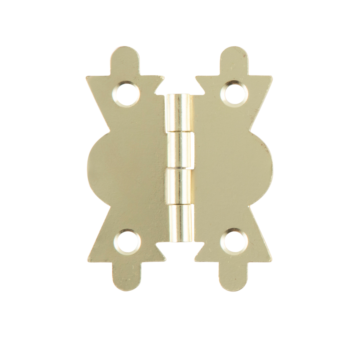 Hiatt 54mm Brassed Butterfly Hinges 2 Pack Image 2