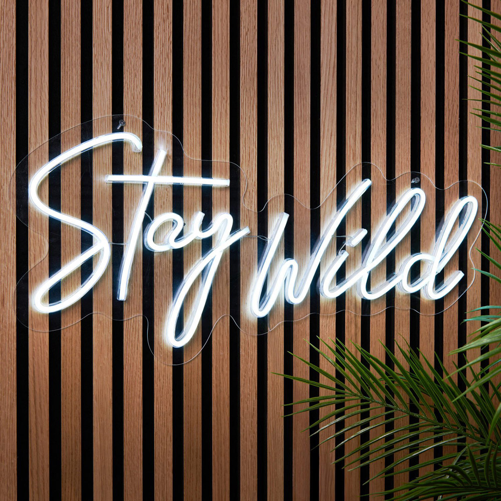 Stay Wild Outdoor Neon Light Image 1