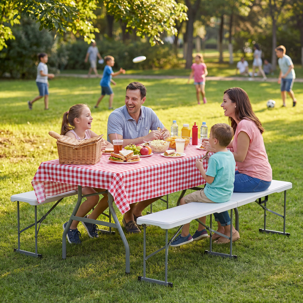 HOME VIDA 6ft Folding Table Image 3