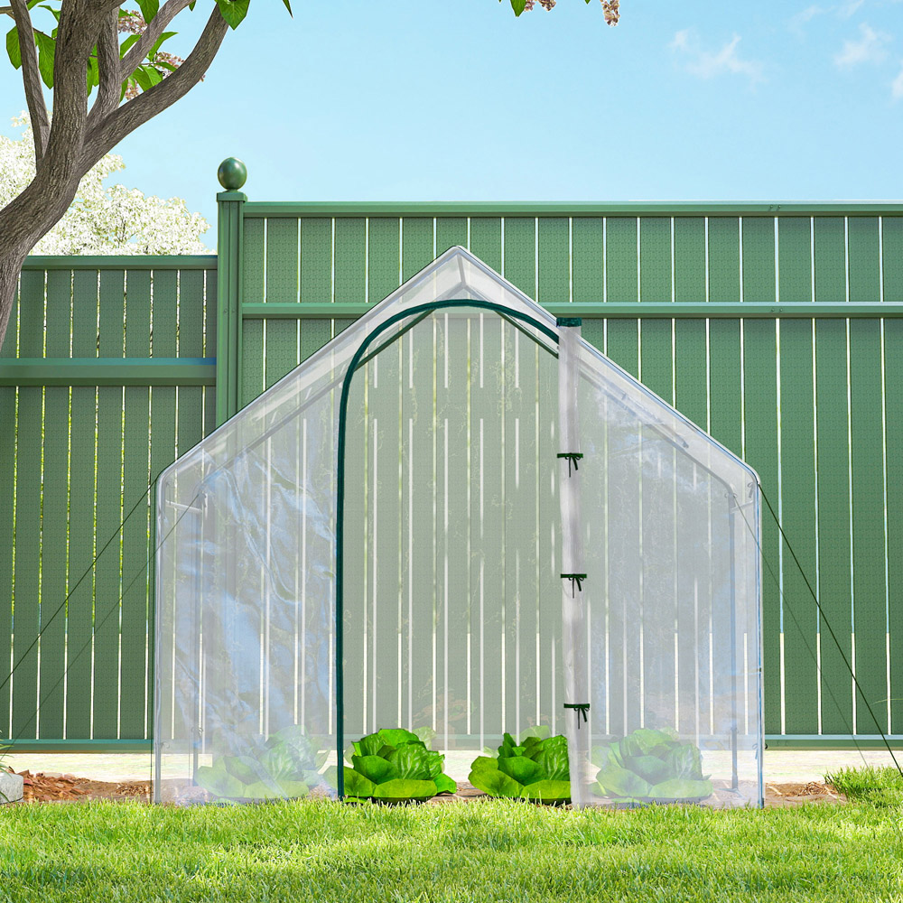 Outsunny Clear 5.9 x 3.4ft Walk In Greenhouse Image 3