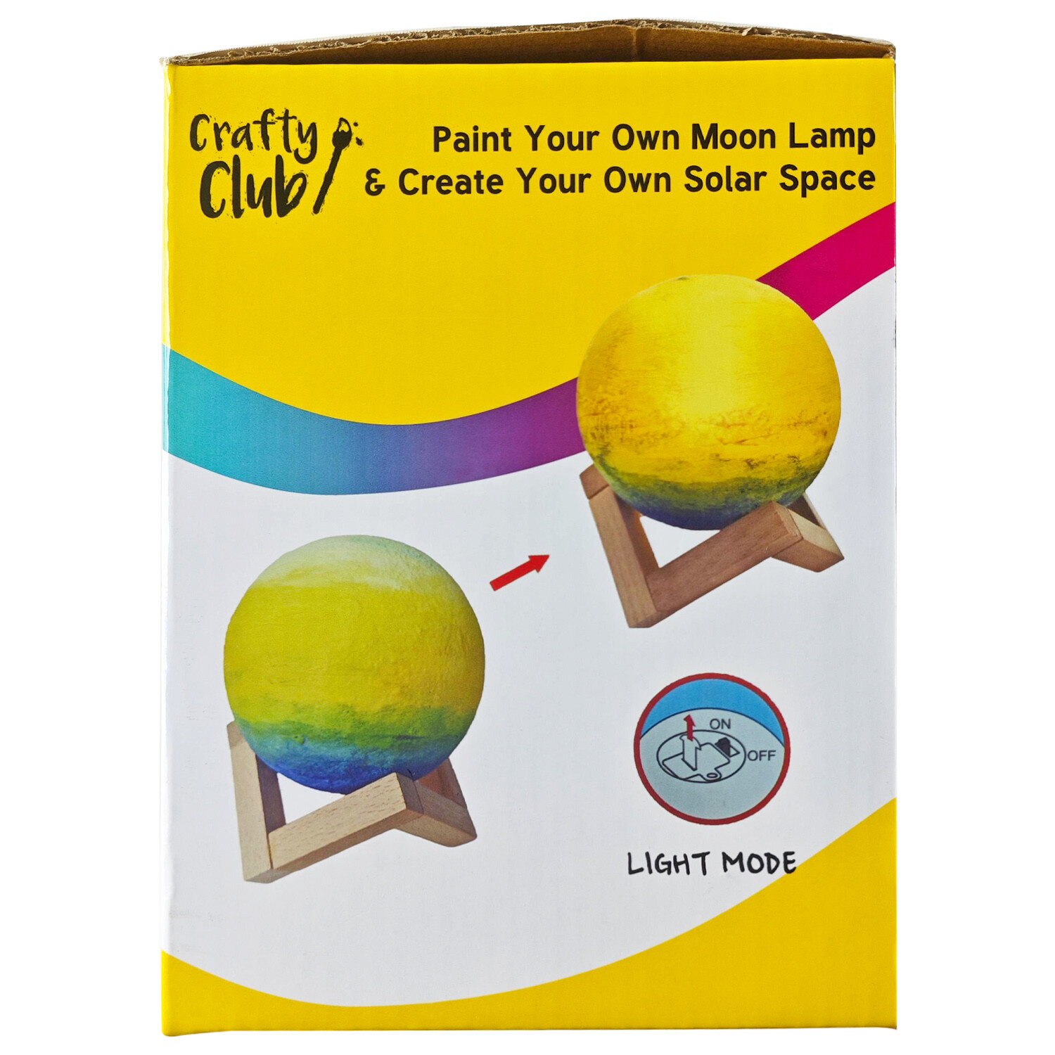 Paint Your Own Moon Lamp and Colour Your Own Solar Space - White Image 2
