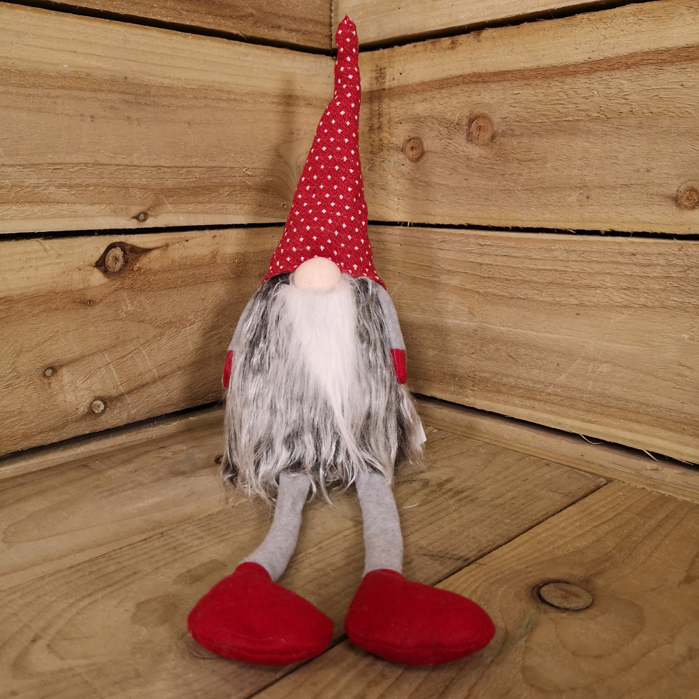 Samuel Alexander Haired Gonk Christmas Decoration with Dangly Legs 54cm Image 6