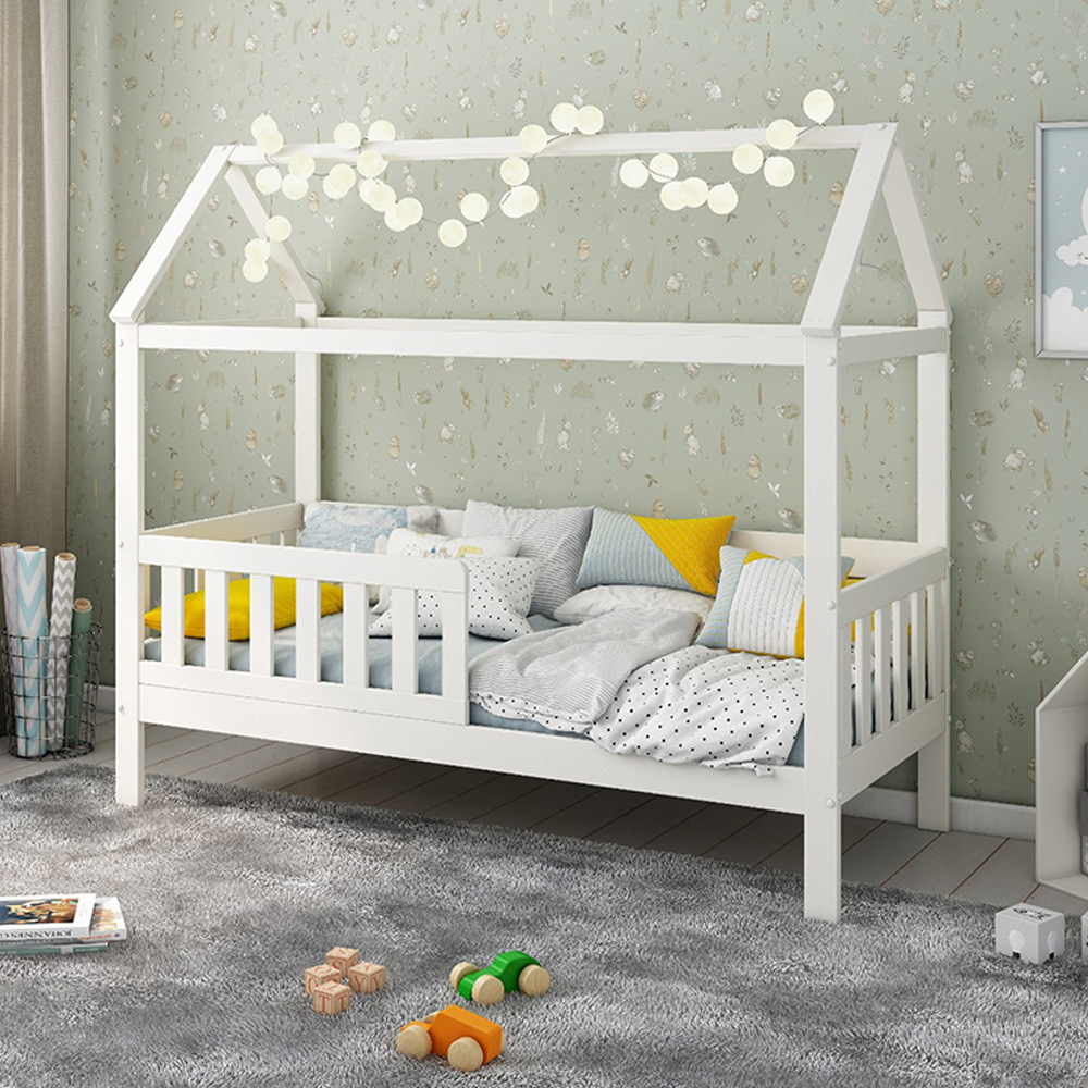 Noomi Essie Shorty White Wooden House Bed Image 5