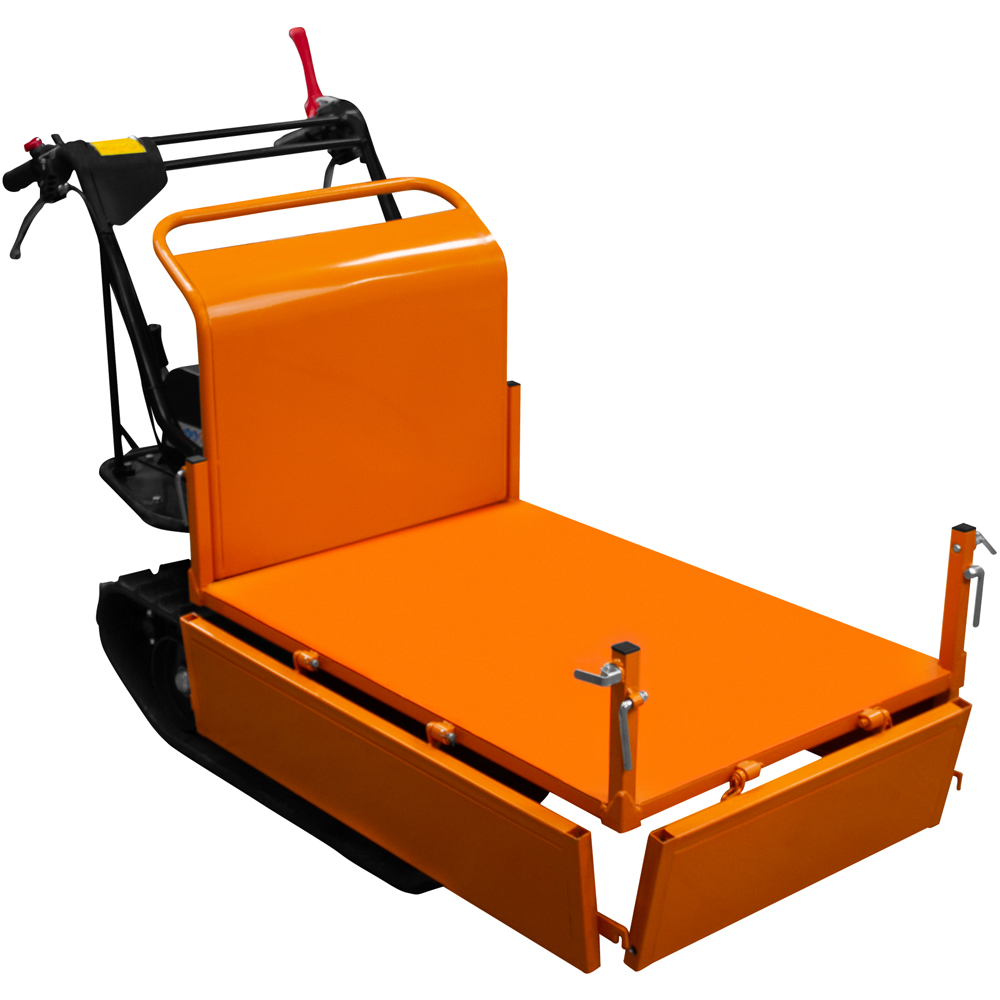 T-Mech Orange Tracked Mini Dumper Petrol Transporter Image 5