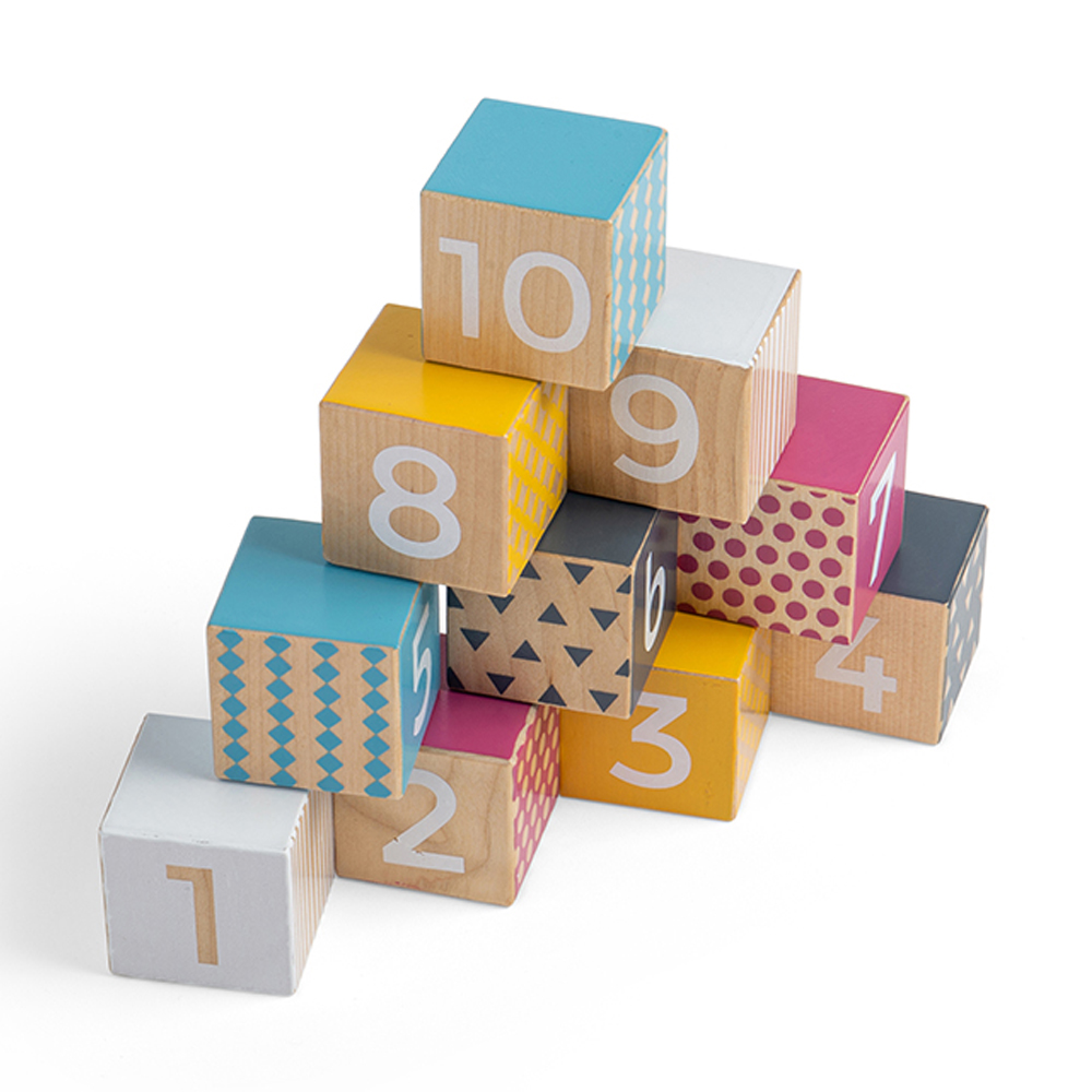 Bigjigs Toys Wooden Number Blocks Image 2