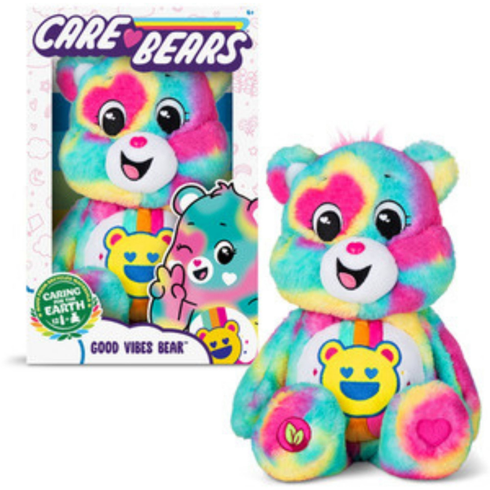 Basic Fun Care Bears Medium Plush Good Vibes Bear Soft Toy 35cm Image 3