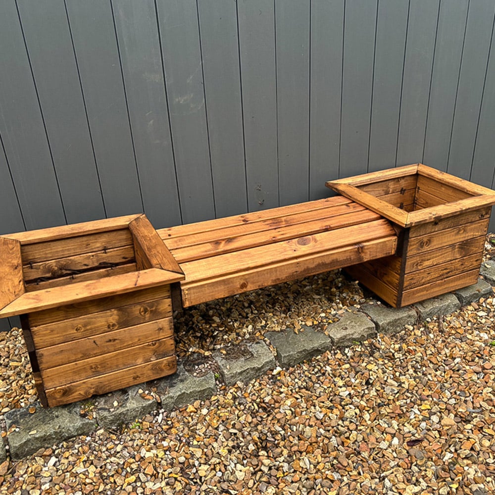 Charles Taylor Knights Single Seater Planter Bench Image 6