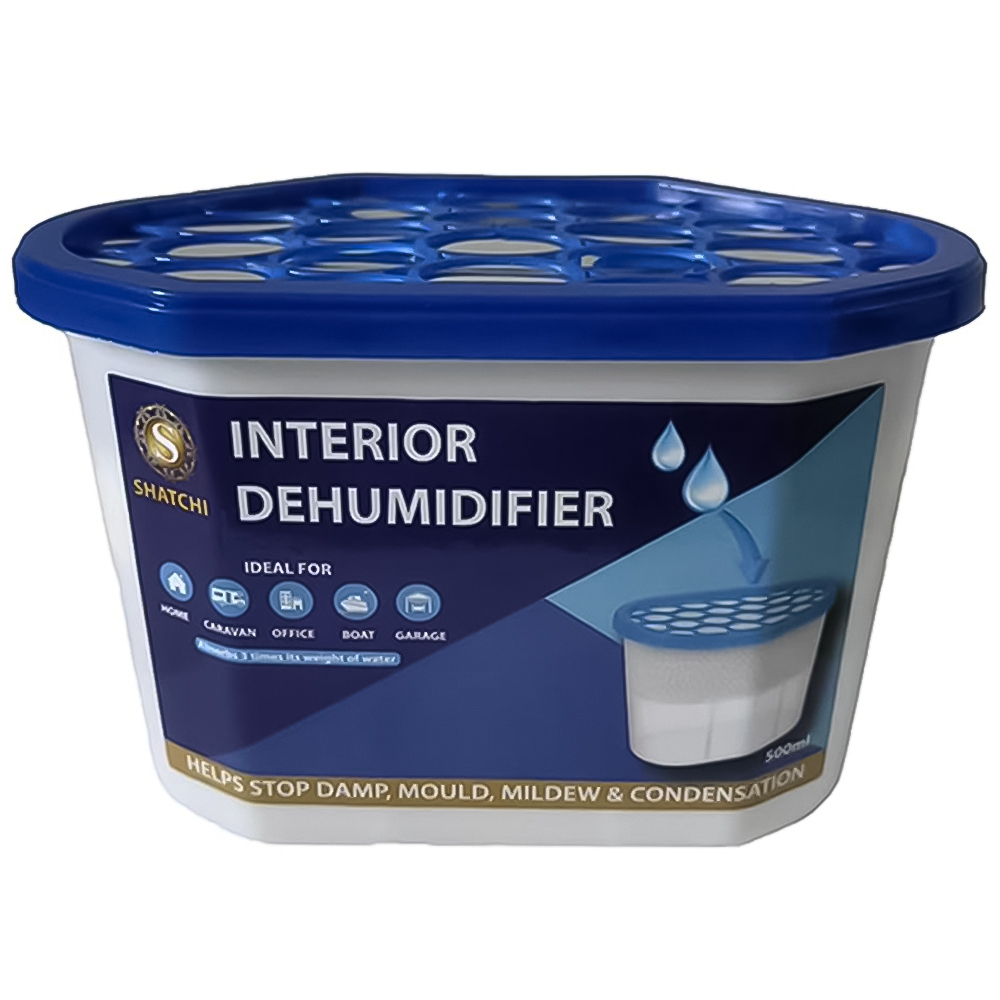 Shatchi 10 Pack 500ml Moisture Absorber Interior Dehumidifier Tub Image 1