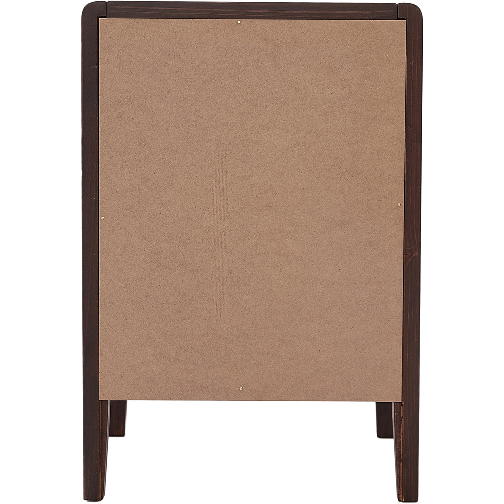 Vito 2 Drawers Brown Bedside Table Image 4