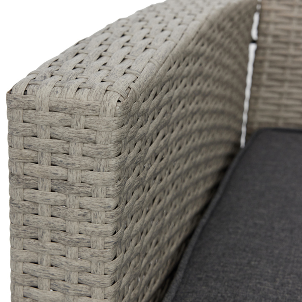 Home Detail Madeira 6 Seater Grey Rattan Sofa Dining Set with Cover Image 9