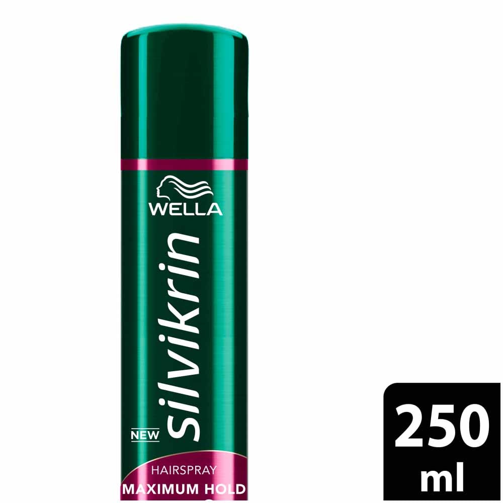 Wella Silvikrin Maximum Hold Classic Hairspray Case of 6 x 250ml Image 3