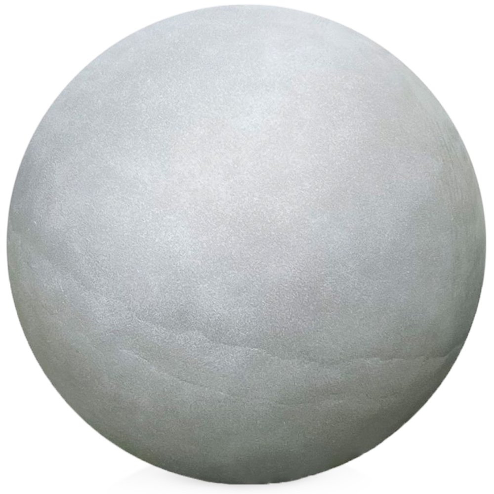 wilko Concrete Effect Light Grey Outdoor Decorative Ball 38cm Image 1