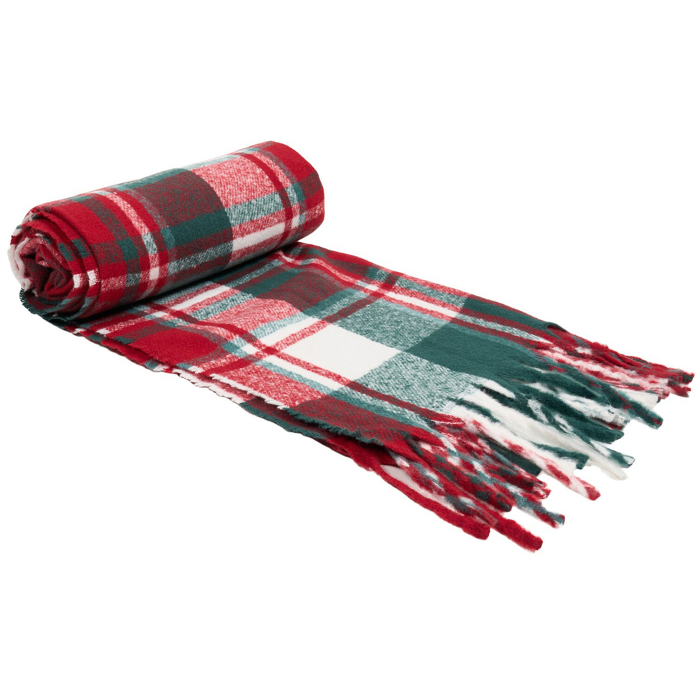 Tartan Check Mohair Throw Image 2