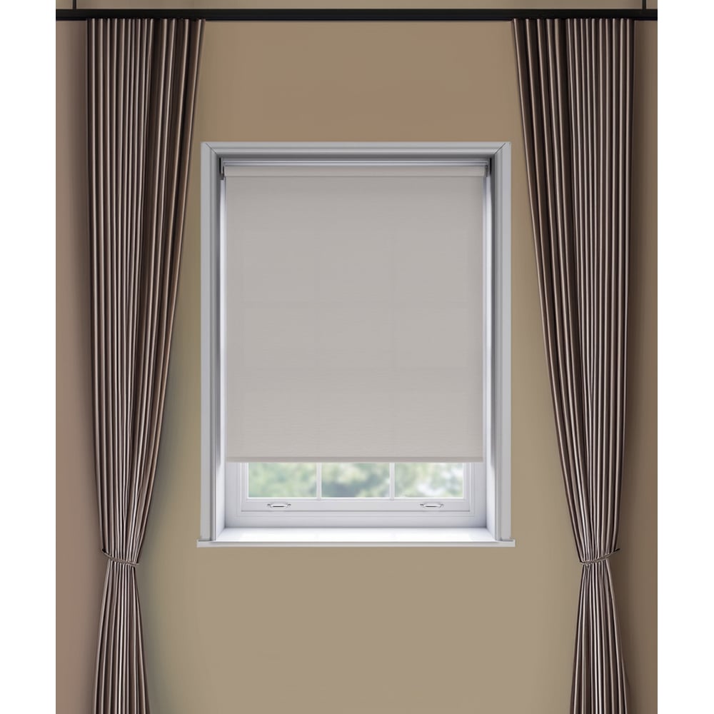 New Edge Blinds Thermal Blackout Roller Blind Mink 155cm Image 3