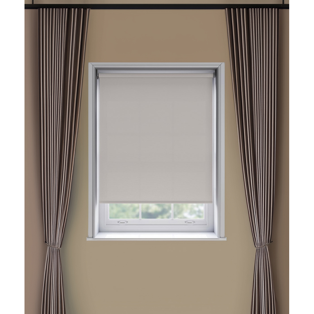New Edge Blinds Thermal Blackout Roller Blind Mink 65cm Image 3